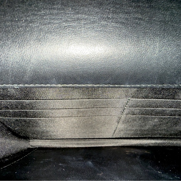 😍👜Chanel Iridescent Lambskin Quilted Pearl Wallet On Chain WOC Black - Picture 7 of 15